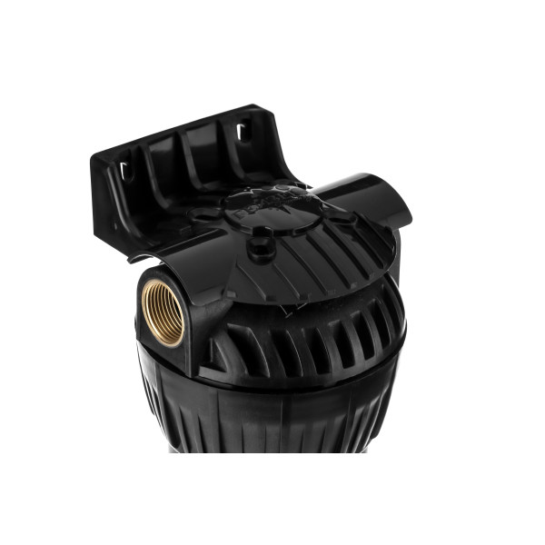 Фильтр колбовый Гейзер 3/4" 10SL (черный, для горячей воды) (50547)