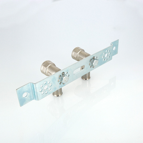 Водорозетка двойная 16x1/2" Valtec (пресс, никель) (VTm.224.N.001604) Водорозетка двойная 16x1/2" Valtec (пресс, никель) (VTm.224.N.001604)