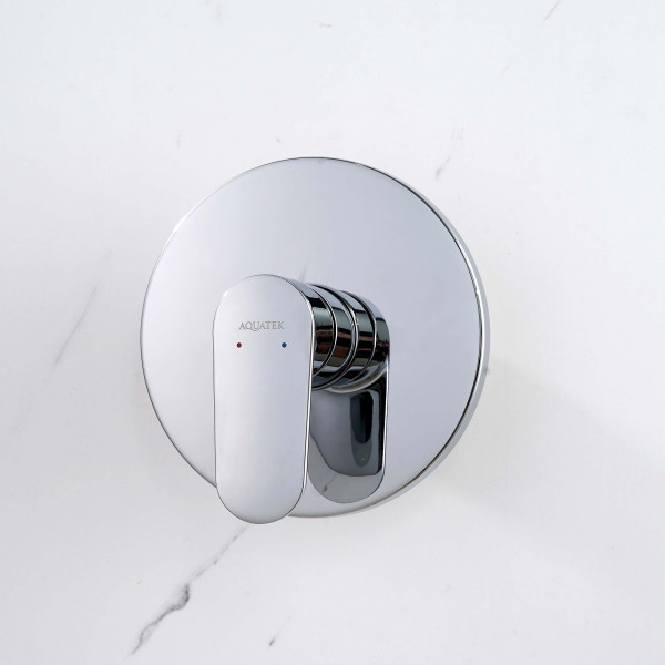 Смеситель для душа Aquatek Ника встраиваемый хром (AQ1866CR) Смеситель для душа Aquatek Ника встраиваемый хром (AQ1866CR)