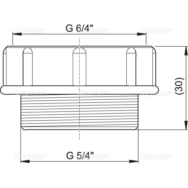 Переход AlcaPlast 1 1/4" х 1 1/2" НВ (пластик) (S0506-ND) Переход AlcaPlast 1 1/4" х 1 1/2" НВ (пластик) (S0506-ND)