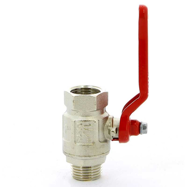 Кран Itap 1/2" ВН шаровый Ideal (красная ручка) (0910012) Кран Itap 1/2" ВН шаровый Ideal (красная ручка) (0910012)