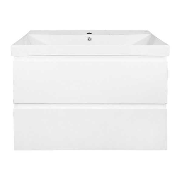 Тумба подвесная Azario с раковиной Мила 80 с раковиной Tempo 80 (CS00091365)