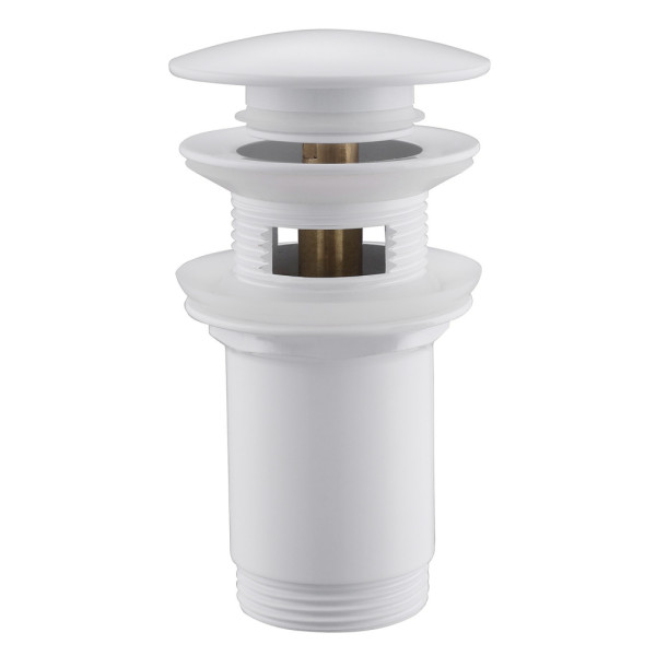 Донный клапан Abber белый (AF0015W)