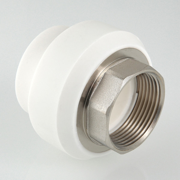 Переход PP-R 75*2 1/2"В VALTEC (латунь, под ключ, белый) VTp.706.0.07510 Переход PP-R 75*2 1/2"В VALTEC (латунь, под ключ, белый) VTp.706.0.07510