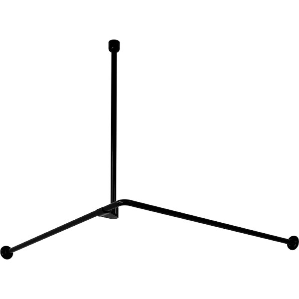 Карниз для ванны Wasser Kraft Elbe 90x90x90 черный (SC-729090)