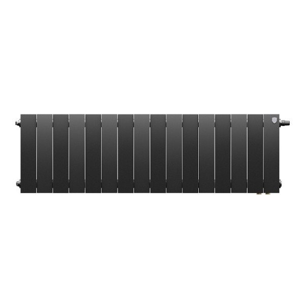 Радиатор биметаллический Royal Thermo PianoForte 300 Чёрный VR80 (16 секций) (RTPBVR803030016)