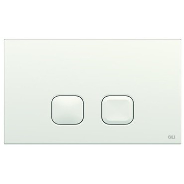 Клавиша смывная Oli Plain белый (70826)