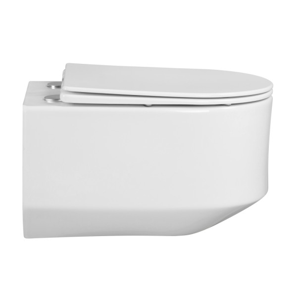 Унитаз подвесной Abber Bequem безободковый, смыв торнадо белый (AC1130) Унитаз подвесной Abber Bequem безободковый, смыв торнадо белый (AC1130)