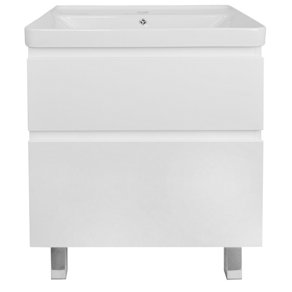 Тумба напольная Azario с раковиной Мила 60Н с раковиной Monte 60 (CS00085830)