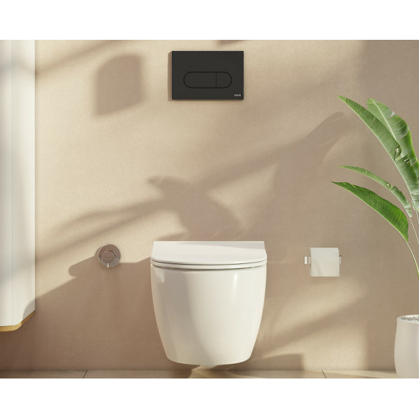 Инсталляция для унитаза Vitra Core для унитаза с черной матовой клавишей смыва (800-1874) Инсталляция для унитаза Vitra Core для унитаза с черной матовой клавишей смыва (800-1874)