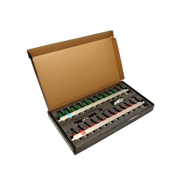 Коллекторная группа 11 отводов 1"х3/4" Arrowhead с расходомерами, дренажом и воздухоотводчиком нерж.сталь (CS-550-11)