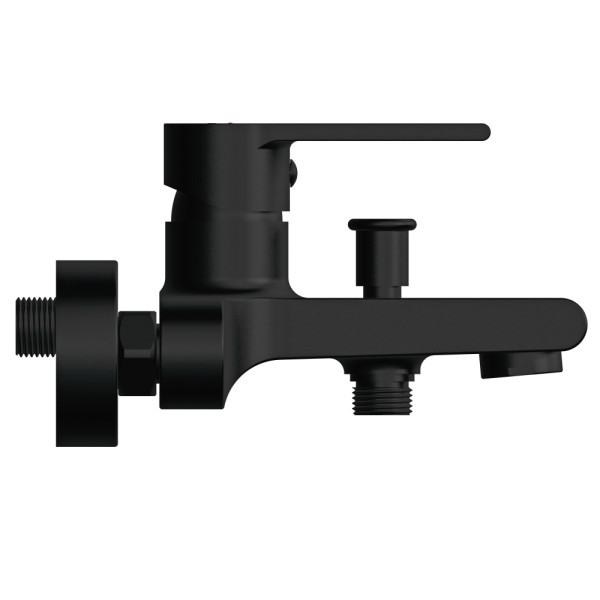 Смеситель для ванны и душа Cersanit Brasko черный (А63108)