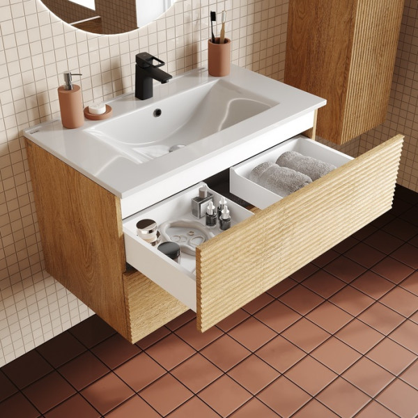 Тумба подвесная Iddis 80x45,2 Bildдуб светлый (BIL80V0i95) Тумба подвесная Iddis 80x45,2 Bildдуб светлый (BIL80V0i95)