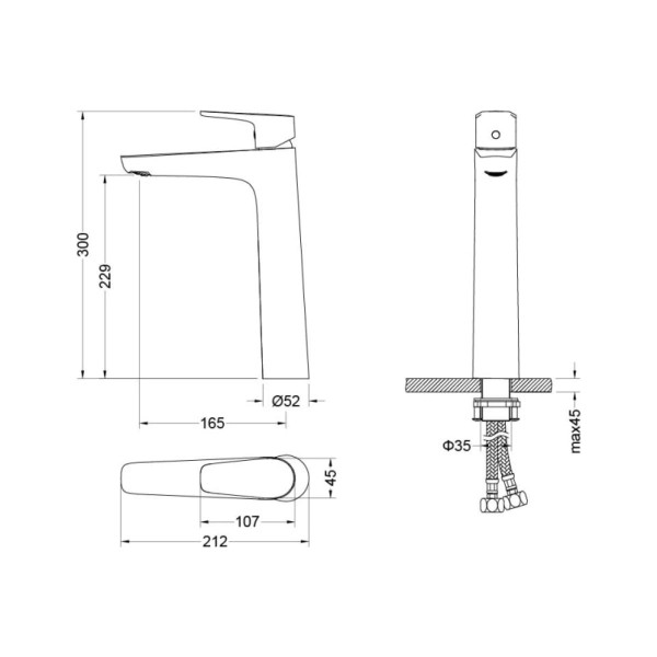 Смеситель для раковины Aquatek Бетта хром (AQ1104CR) Смеситель для раковины Aquatek Бетта хром (AQ1104CR)