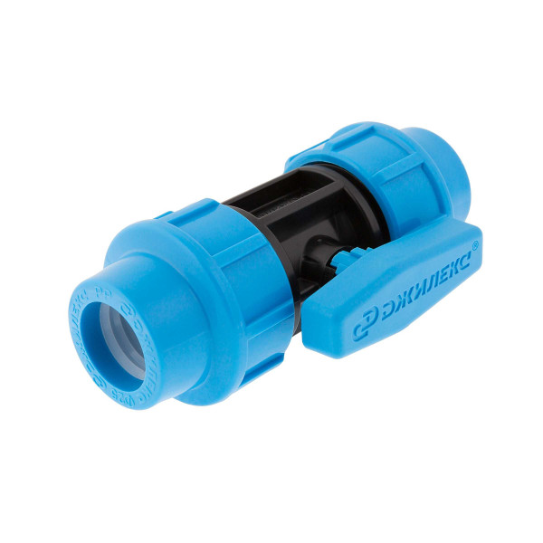 Кран шаровый 25*25 Джилекс (для п/э трубы, PP) (9361)