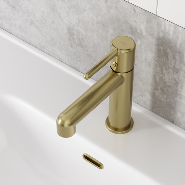 Смеситель для раковины Iddis Aiger золотой (AIGMG00i01)