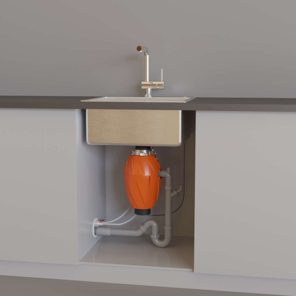 Отводная арматура для измельчителя Omoikiri пластик (4956655) Отводная арматура для измельчителя Omoikiri пластик (4956655)