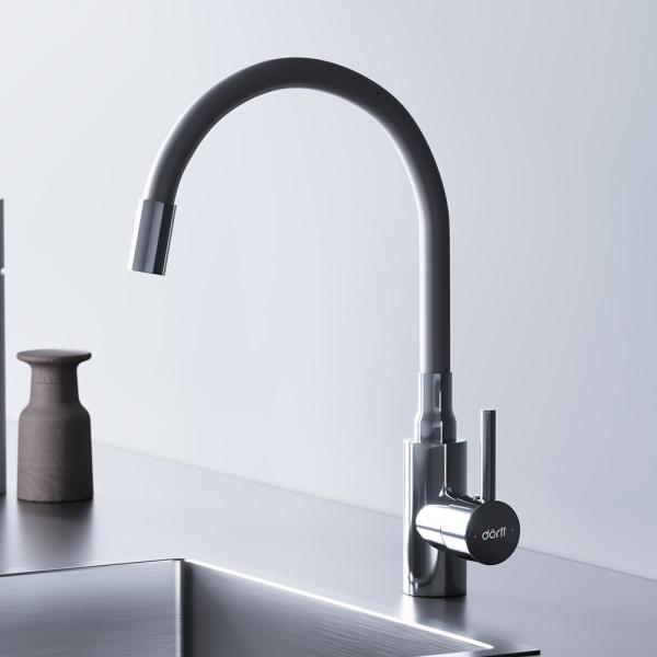 Смеситель для кухни Dorff Logic белый (D3007633) Смеситель для кухни Dorff Logic белый (D3007633)