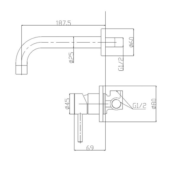 Смеситель для раковины BelBagno Etna (ETN-BLVM-2-IN)