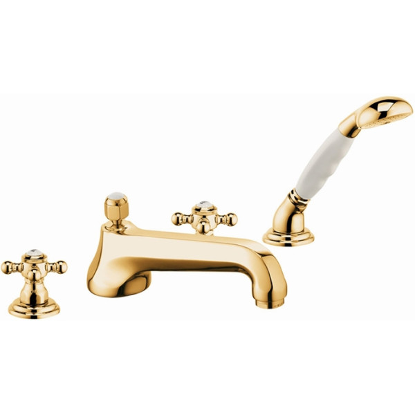 Смеситель для ванны и душа Kludi 1926 с душевым гарнитуром (515254520)