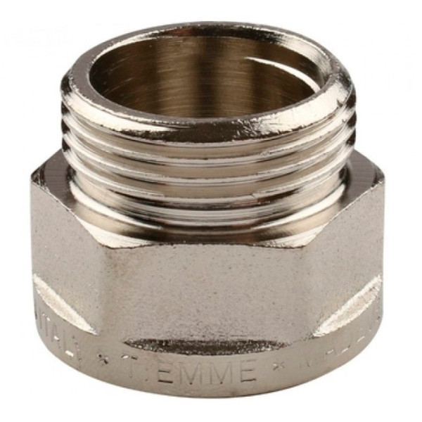 Переход 1/2"Нх3/8"В Tiemme (хром) (1500571 / 1551C000403) Переход 1/2"Нх3/8"В Tiemme (хром) (1500571 / 1551C000403)