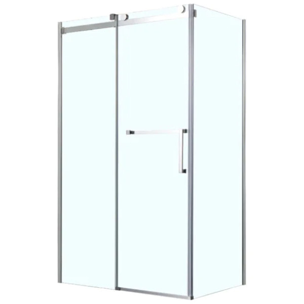 Душевое ограждение Azario Vancouver 100х1200х200 L стекло прозрачное профиль хром серебро (AZ-NKF1131L 100)