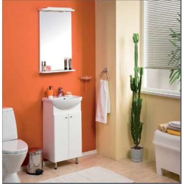 Тумба напольная Акватон Мира 45 белый глянец (1A104401MR010)