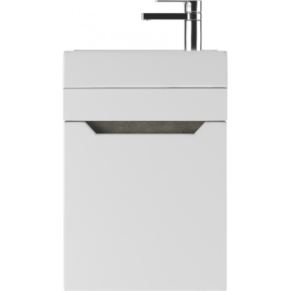 Тумба под умывальник Енисей 40 Мечта без ящика подвесная Бетон Айсберг Домино (DM2333T)