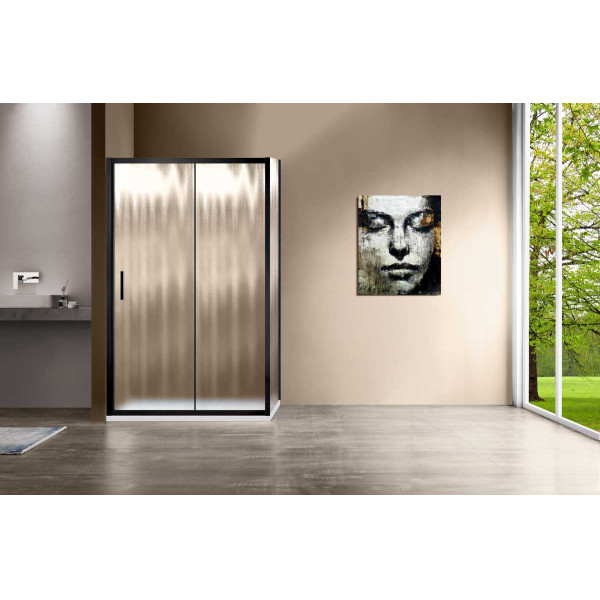Душевой уголок Vincea Garda 1200х900х1900 стекло шиншилла, профиль хром (VSR-1G9012CHB)