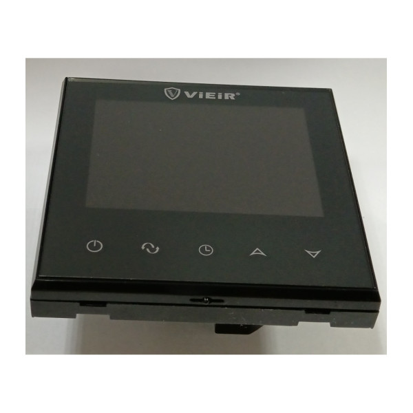 Термостат сенсорный программируемый комнатный Vieir (220В, черный) (VR406-C) Термостат сенсорный программируемый комнатный Vieir (220В, черный) (VR406-C)