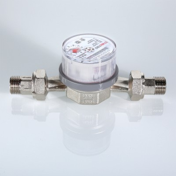 Счетчик для воды универсальный Valtec 1/2" (110 мм., со сгонами) VLF-15U Счетчик для воды универсальный Valtec 1/2" (110 мм., со сгонами) VLF-15U