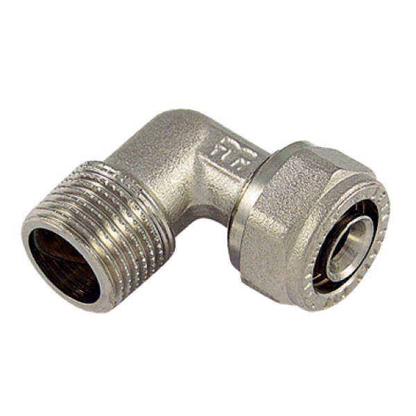 Соединение угловое Tiemme 26x3/4"Н (обжим) (1600050)