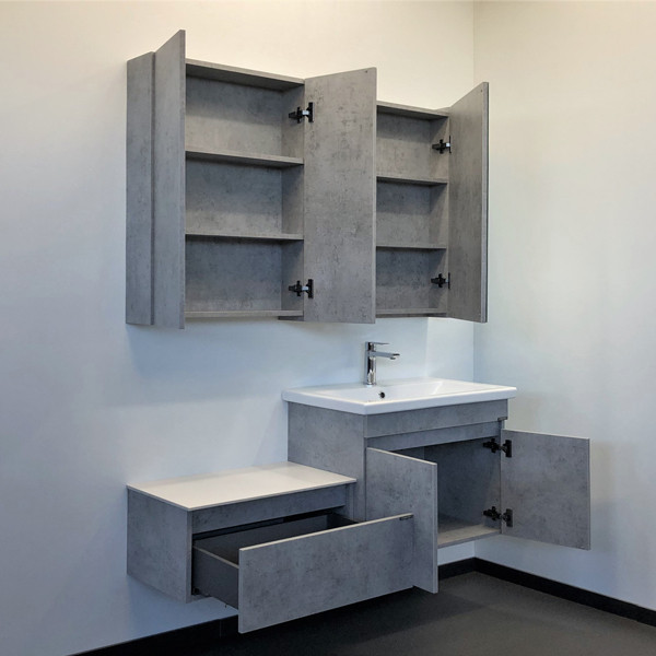 Тумба подвесная Comforty Лима 700x550x450 белый матовый с раковиной (00-00001519)