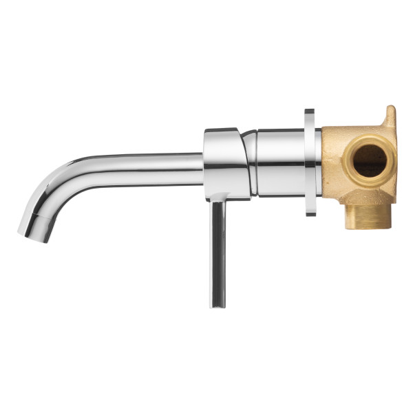 Смеситель для раковины встраиваемый Swedbe Platta хром (5502)