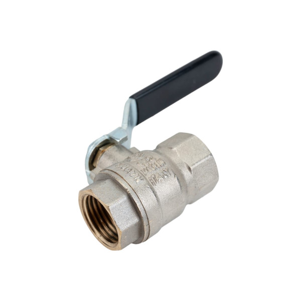 Кран 1/2" ВВ шаровый Stout стандартнопроходной (чёрная ручка) SVB-0011-000015 Кран 1/2" ВВ шаровый Stout стандартнопроходной (чёрная ручка) SVB-0011-000015