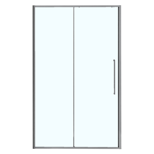Дверь душевая Azario Shanghai 140x195 стекло прозрачное, профиль графит матовый (AZ-Y43-140-MGR-CL)