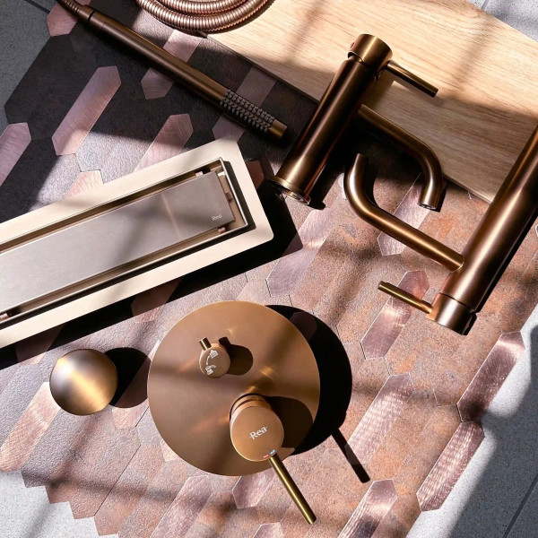 Лоток душевой Rea Neox pro 900 copper mat медь матовая (REA-G4803)