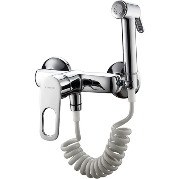 Смеситель для биде с гигеническим душем Ledeme хром (L5249)