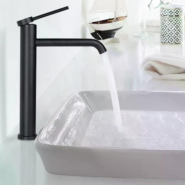 Смеситель для раковины Rea Clif черный матовый (REA-B5325) Смеситель для раковины Rea Clif черный матовый (REA-B5325)