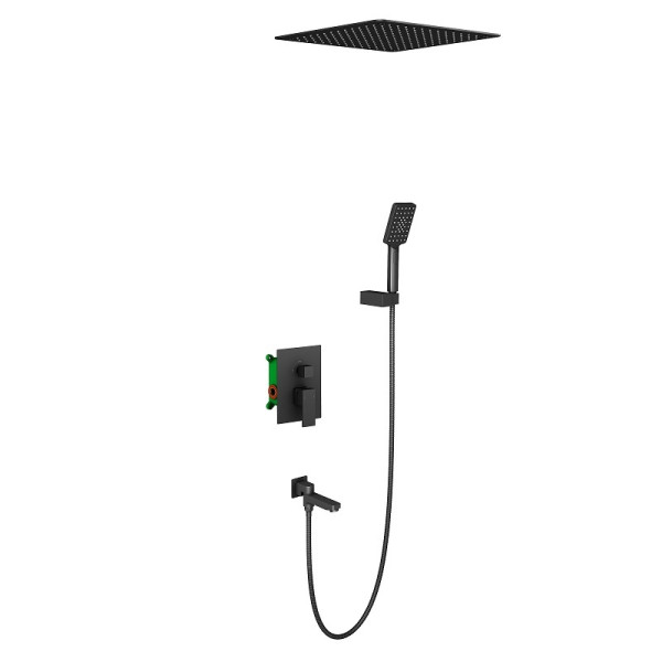 Душевая система Timo Selene черная внеш.часть внутр.часть (SX-2039/03SM)