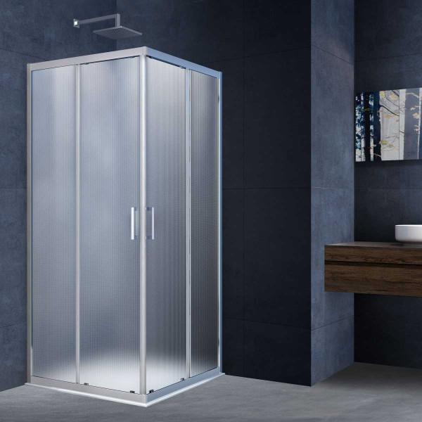 Душевой уголок Vincea Alpha VSS-3AL 900x900x1900 стекло текстурное, профиль хром (VSS-3AL900MT) Душевой уголок Vincea Alpha VSS-3AL 900x900x1900 стекло текстурное, профиль хром (VSS-3AL900MT)