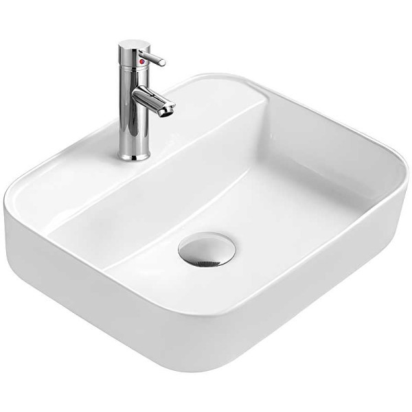 Раковина накладная Aquatek Вега 39,5x50 белая (AQ5506-00)