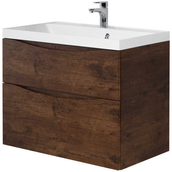 Тумба подвесная BelBagno Marino 70 Rovere Moro (MARINO-700-2C-SO-RW-P)