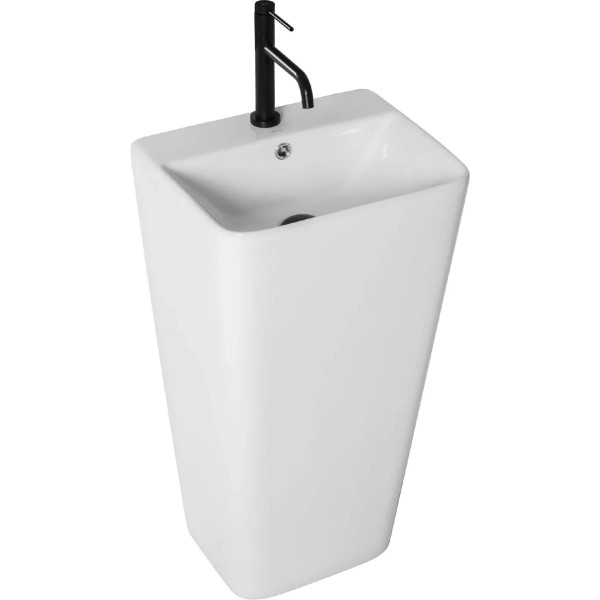 Раковина напольная REA Aris white 44x37,5x83 белая (REA-U5637) Раковина напольная REA Aris white 44x37,5x83 белая (REA-U5637)