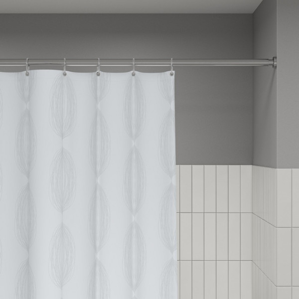 Шторка для ванн текстильная Iddis Base 180x200 белая (BD06P18i11)