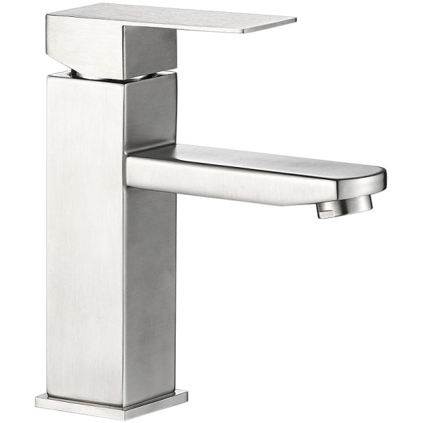 Смеситель для раковины Wesnaart Kubus сатин (KUB13-210)