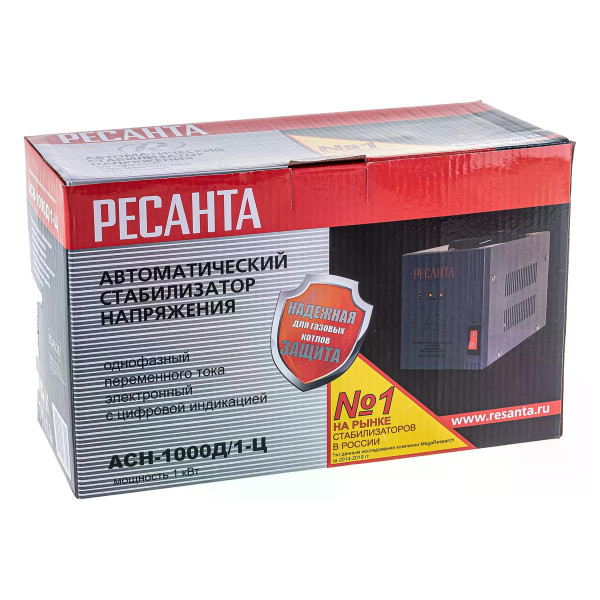 Стабилизатор напряжения Ресанта АСН-1000Д/1-Ц (63/6/38) Стабилизатор напряжения Ресанта АСН-1000Д/1-Ц (63/6/38)