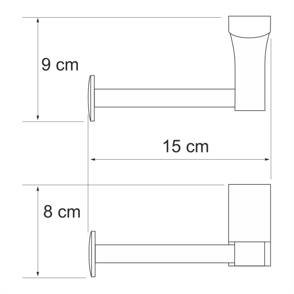 Держатель туалетной бумаги WasserKraft Leine хром (K-5096W)