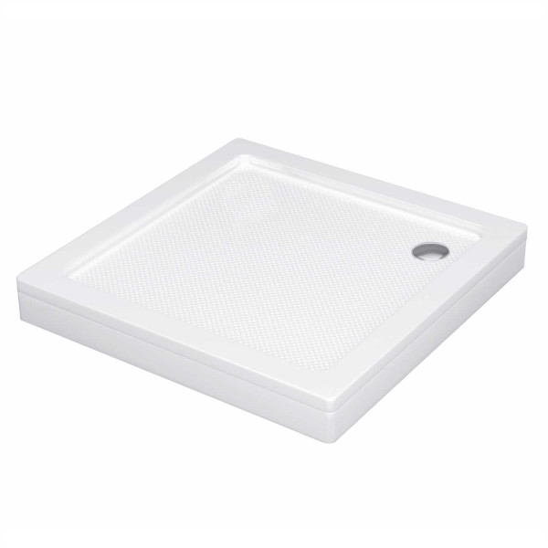 Душевой поддон WasserKraft Amper 80*80*17,5 белый (29T02)