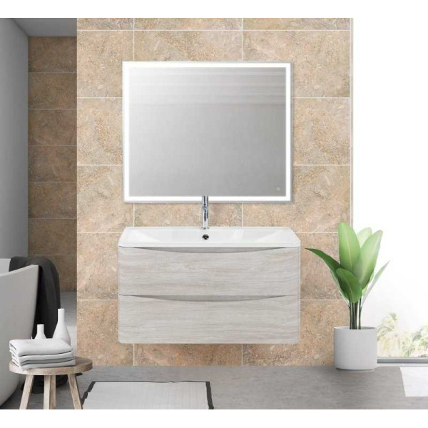 Тумба подвесная BelBagno Acqua 100 Rovere Vintage Bianco (ACQUA-1000-2C-SO-RVB)